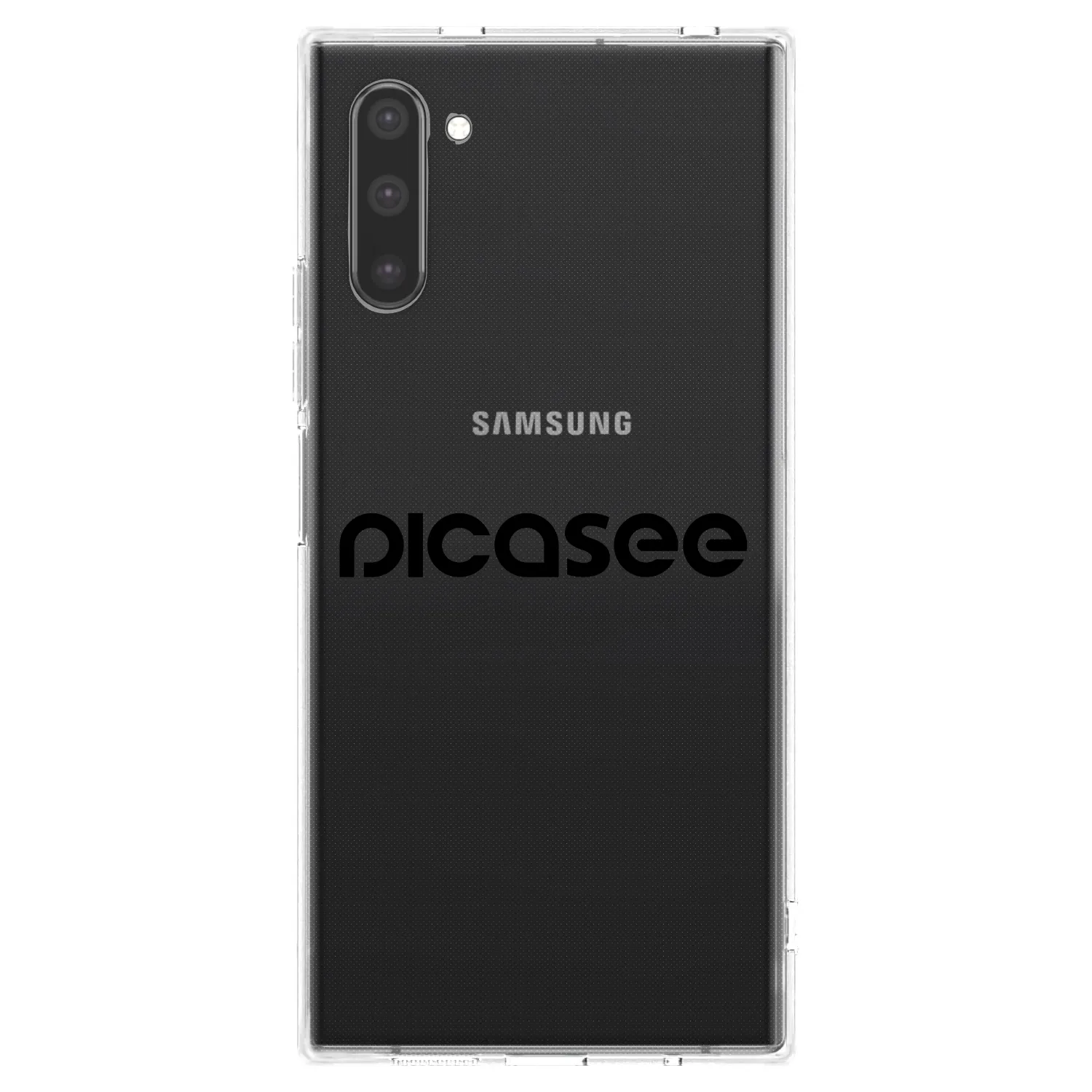 Picasee silikonska prozirna maskica za Samsung Galaxy Note 10 N970F - Picasee - new logo - black