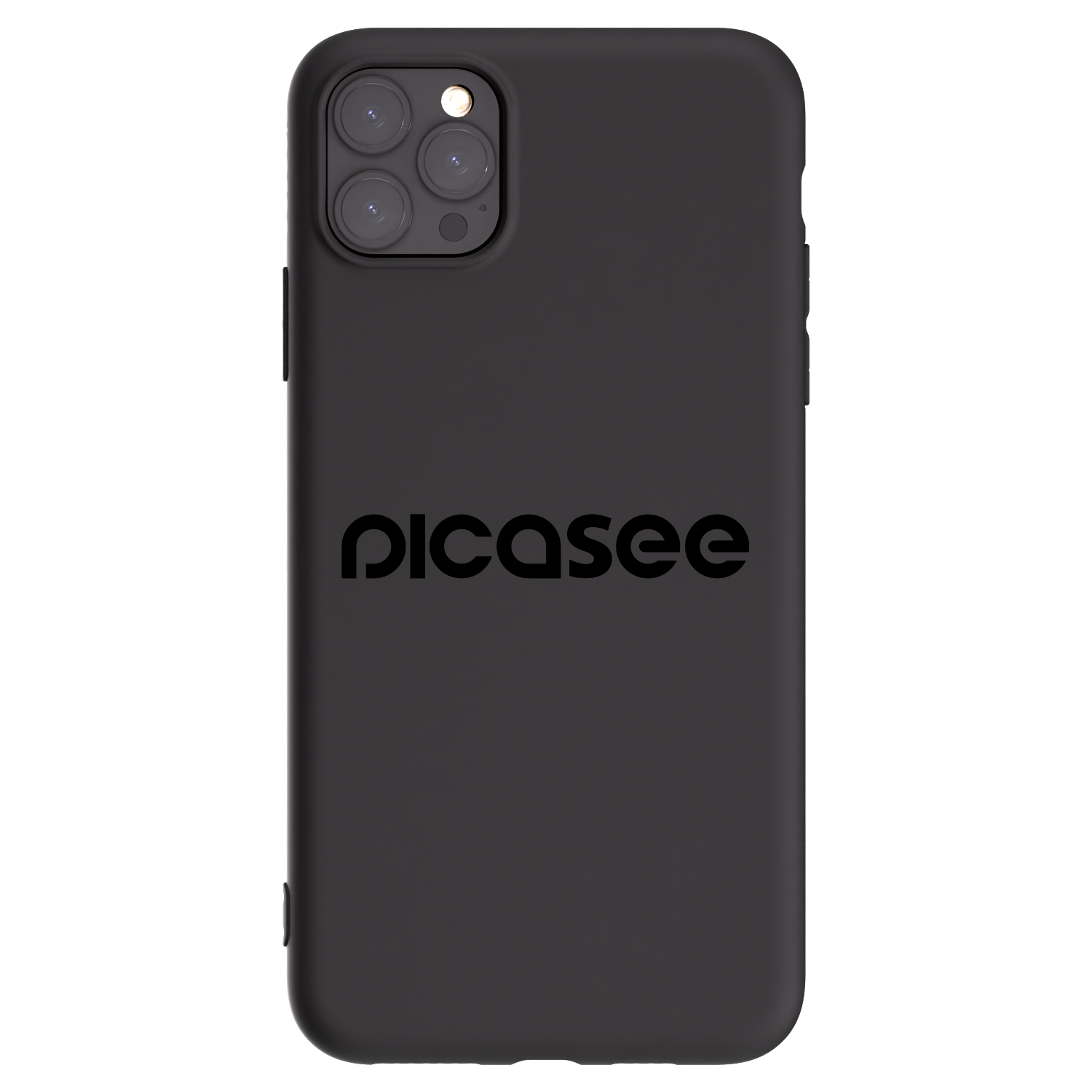 Picasee crna silikonska maskica za Apple iPhone 11 Pro Max - Picasee - new logo - black