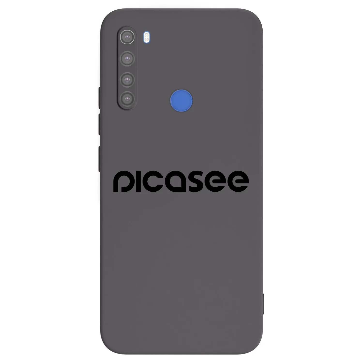 Picasee crna silikonska maskica za Xiaomi Redmi Note 8T - Picasee - new logo - black
