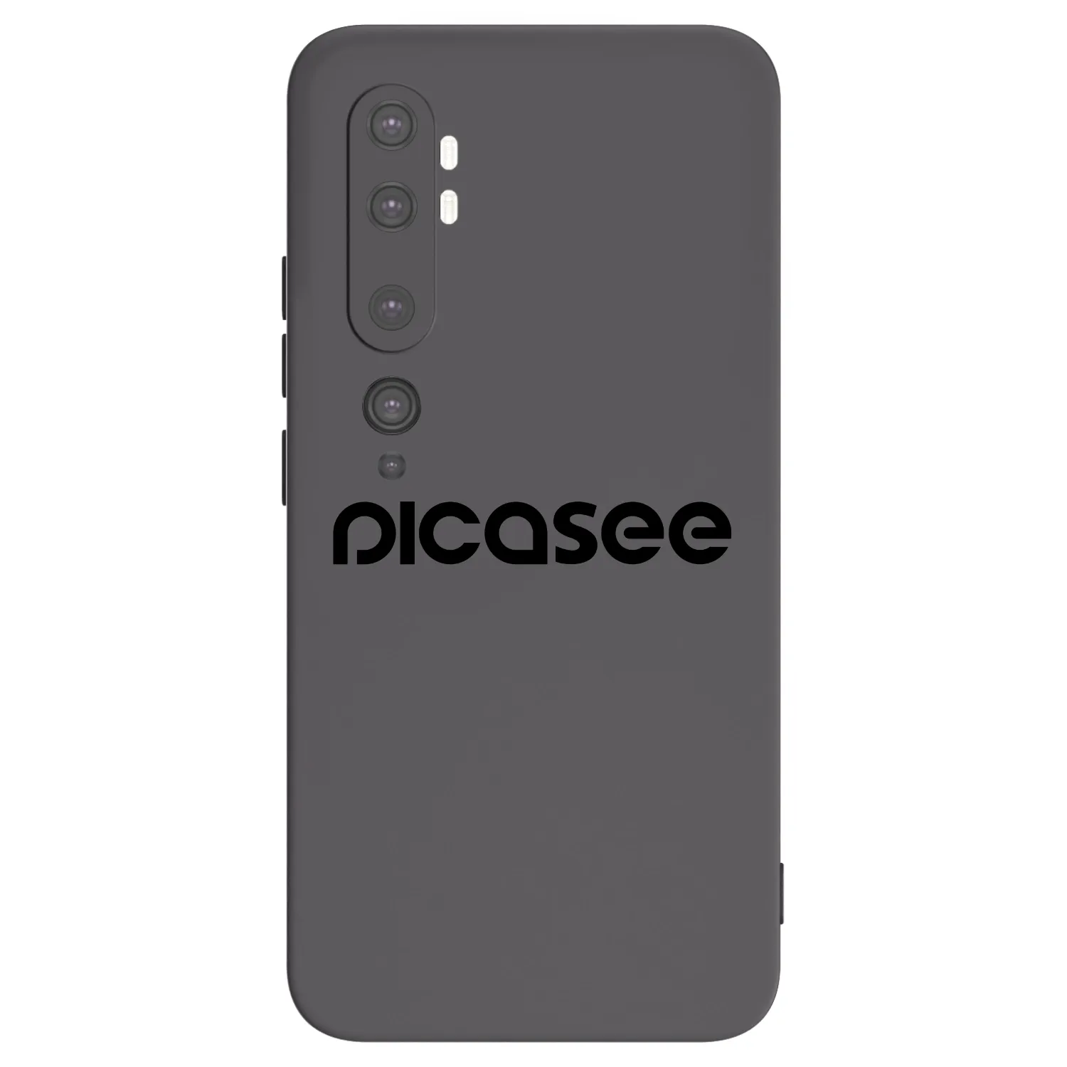 Picasee crna silikonska maskica za Xiaomi Mi Note 10 (Pro) - Picasee - new logo - black