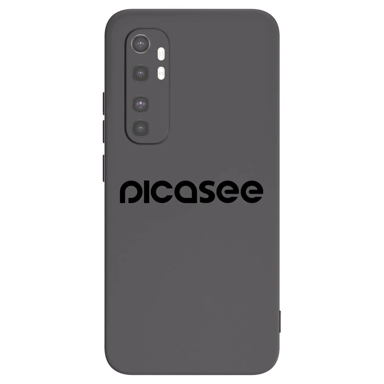 Picasee crna silikonska maskica za Xiaomi Mi Note 10 Lite - Picasee - new logo - black