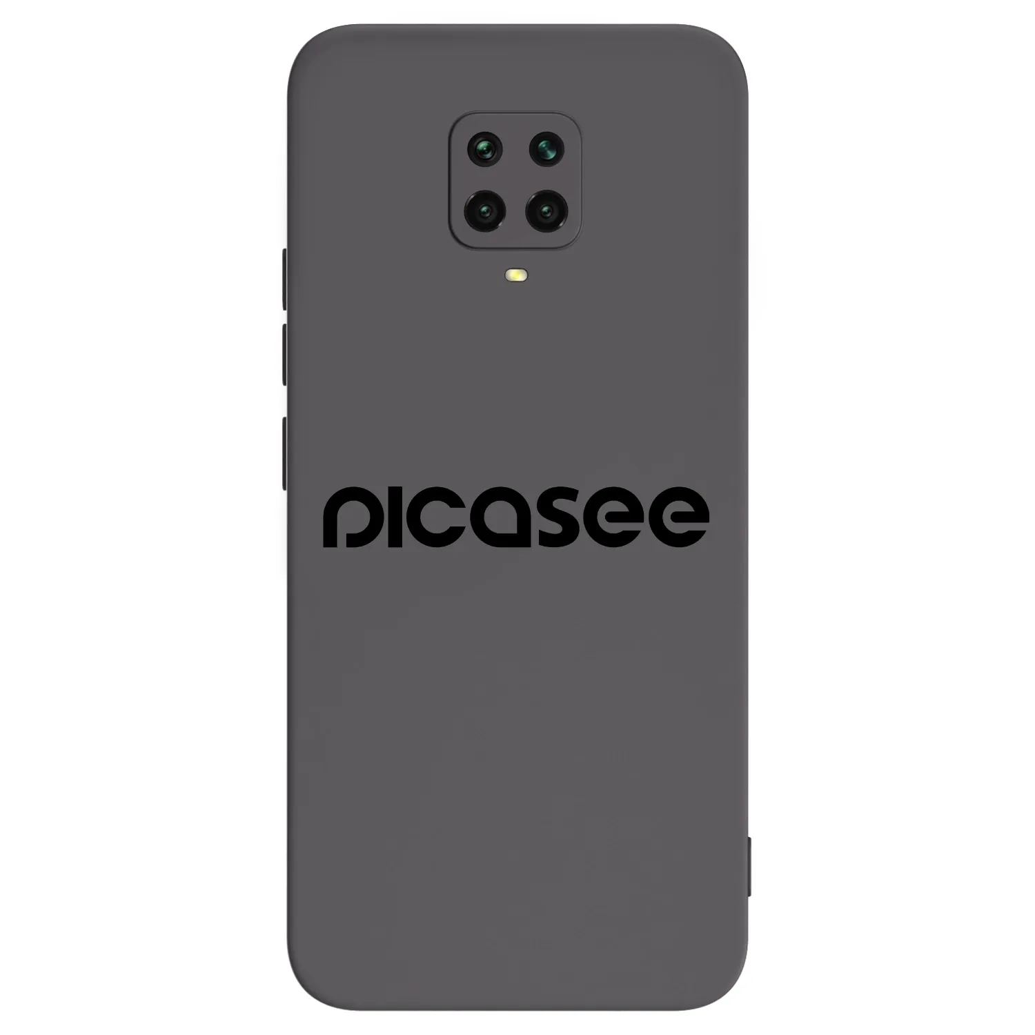 Picasee crna silikonska maskica za Xiaomi Redmi Note 9S - Picasee - new logo - black
