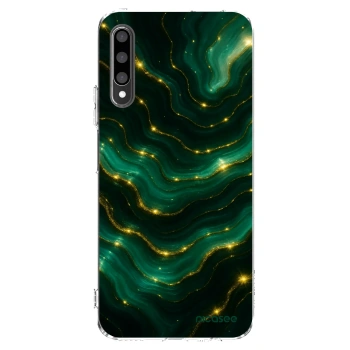 Picasee silikonska prozirna maskica za Honor 9X Pro - Emerald
