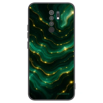 Picasee crna silikonska maskica za Xiaomi Redmi 9 - Emerald