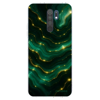 Picasee silikonska prozirna maskica za Xiaomi Redmi 9 - Emerald