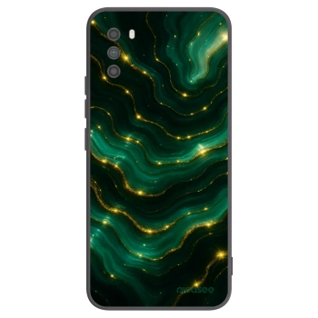 Picasee crna silikonska maskica za Xiaomi Poco M3 - Emerald