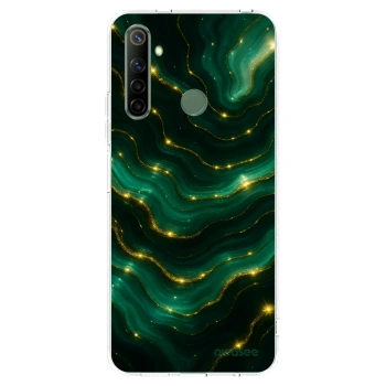 Picasee silikonska prozirna maskica za Realme 6i - Emerald