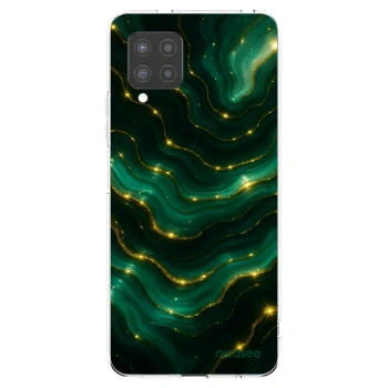 Picasee silikonska prozirna maskica za Samsung Galaxy A42 A426B - Emerald