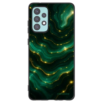 Picasee crna silikonska maskica za Samsung Galaxy A72 A725F - Emerald