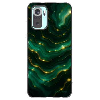 Picasee crna silikonska maskica za Xiaomi Redmi Note 10 Pro - Emerald