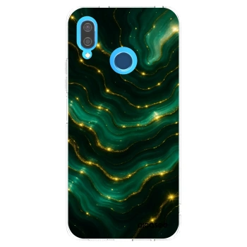 Picasee silikonska prozirna maskica za Huawei P20 Lite - Emerald