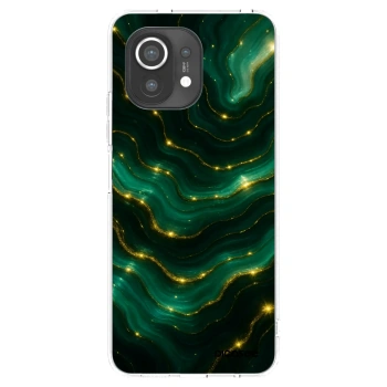 Picasee silikonska prozirna maskica za Xiaomi Mi 11 - Emerald