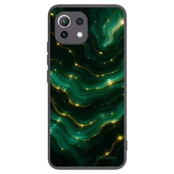 Picasee crna silikonska maskica za Xiaomi Mi 11 Lite - Emerald
