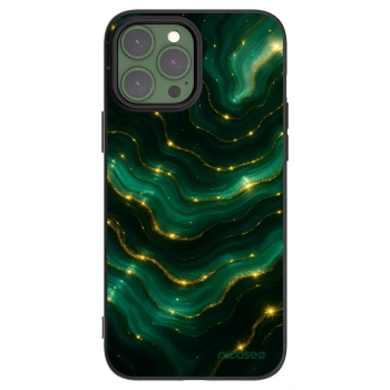 Picasee crna silikonska maskica za Apple iPhone 13 Pro Max - Emerald