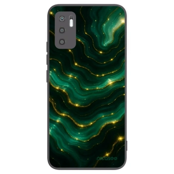 Picasee crna silikonska maskica za Xiaomi Redmi Note 10 5G - Emerald
