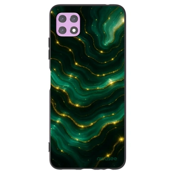 Picasee crna silikonska maskica za Samsung Galaxy A22 A226B 5G - Emerald