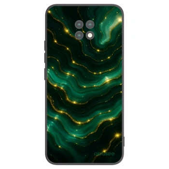 Picasee crna silikonska maskica za Xiaomi Redmi Note 9T - Emerald