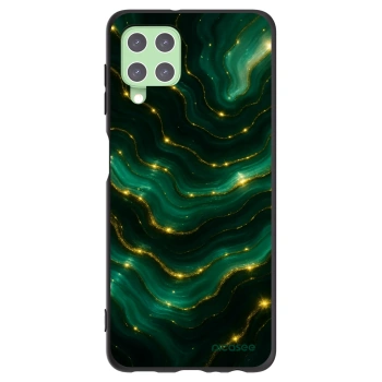 Picasee crna silikonska maskica za Samsung Galaxy A22 A225F 4G - Emerald