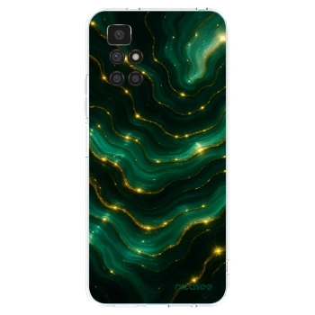 Picasee silikonska prozirna maskica za Xiaomi Redmi 10 - Emerald
