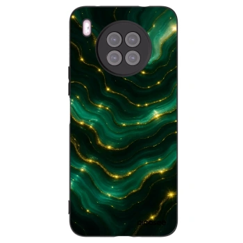 Picasee crna silikonska maskica za Huawei Nova 8i - Emerald