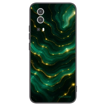Picasee crna silikonska maskica za Vivo Y72 5G - Emerald