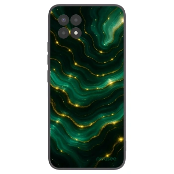 Picasee crna silikonska maskica za Realme 8i - Emerald