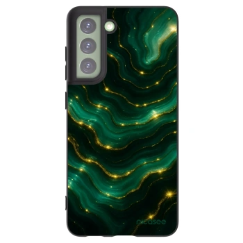 Picasee crna silikonska maskica za Samsung Galaxy S21 FE 5G - Emerald