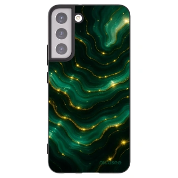 Picasee crna silikonska maskica za Samsung Galaxy S22+ 5G - Emerald