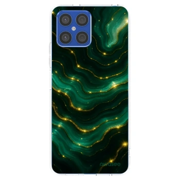 Picasee silikonska prozirna maskica za Honor X8 4G - Emerald