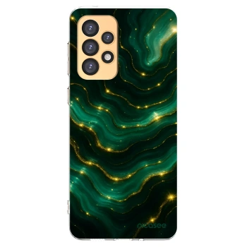 Picasee silikonska prozirna maskica za Samsung Galaxy A33 5G A336 - Emerald