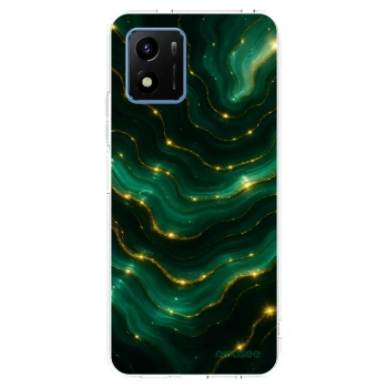 Picasee silikonska prozirna maskica za Vivo Y01 - Emerald