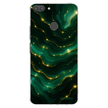 Picasee silikonska prozirna maskica za Huawei P Smart - Emerald