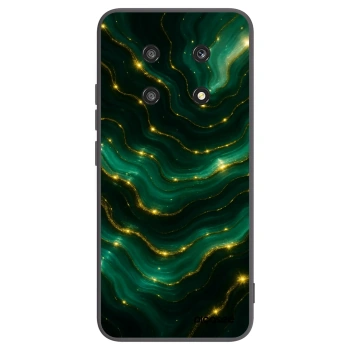 Picasee crna silikonska maskica za Honor Magic4 Lite 5G - Emerald