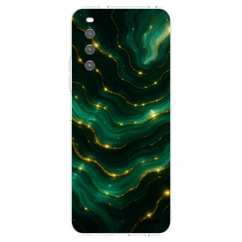 Picasee silikonska prozirna maskica za Sony Xperia 10 IV 5G - Emerald