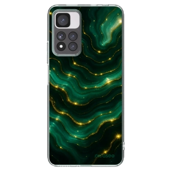Picasee silikonska prozirna maskica za Xiaomi Redmi Note 11 Pro+ 5G - Emerald