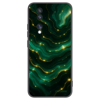 Picasee crna silikonska maskica za Honor 70 - Emerald