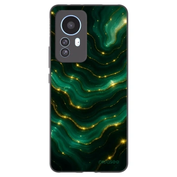 Picasee crna silikonska maskica za Xiaomi 12T - Emerald
