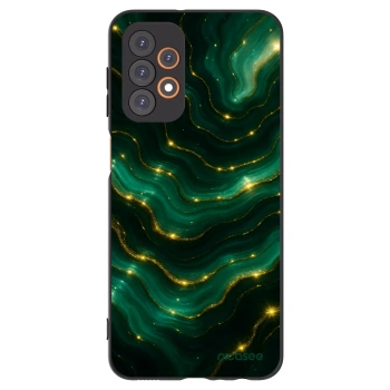 Picasee crna silikonska maskica za Samsung Galaxy A23 A236B 5G - Emerald