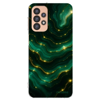Picasee silikonska prozirna maskica za Samsung Galaxy A23 A236B 5G - Emerald