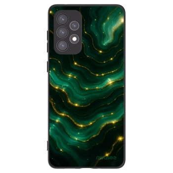 Picasee crna silikonska maskica za Samsung Galaxy A73 5G - Emerald