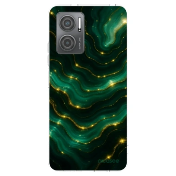 Picasee silikonska prozirna maskica za Xiaomi Redmi 10 5G - Emerald