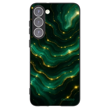 Picasee crna silikonska maskica za Samsung Galaxy S23+ 5G - Emerald