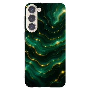 Picasee silikonska prozirna maskica za Samsung Galaxy S23+ 5G - Emerald