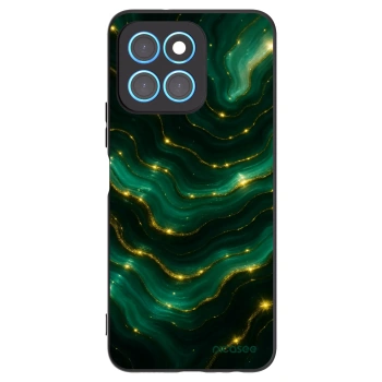 Picasee crna silikonska maskica za Honor X6 - Emerald