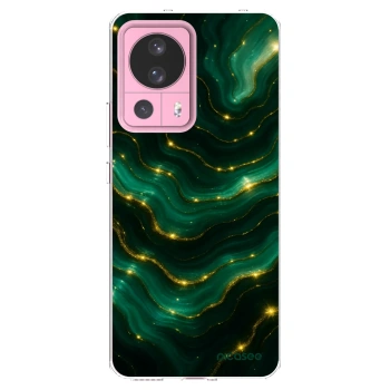 Picasee silikonska prozirna maskica za Xiaomi 13 Lite - Emerald