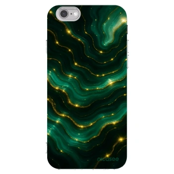 Picasee silikonska prozirna maskica za Apple iPhone 6/6S - Emerald