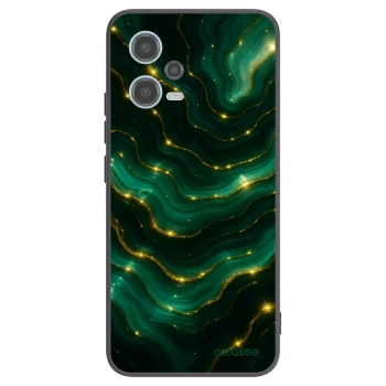 Picasee crna silikonska maskica za Xiaomi Redmi Note 12 5G - Emerald