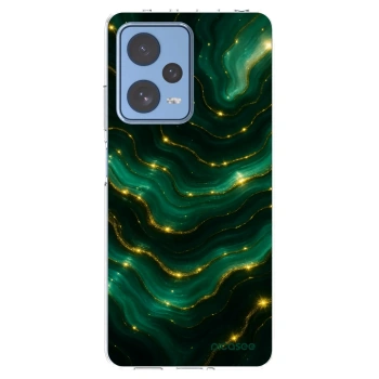 Picasee silikonska prozirna maskica za Xiaomi Redmi Note 12 Pro 5G - Emerald