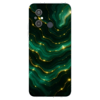Picasee silikonska prozirna maskica za Xiaomi Redmi 12C - Emerald