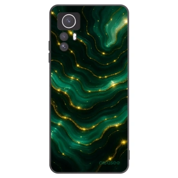 Picasee crna silikonska maskica za Xiaomi Redmi Note 12S - Emerald